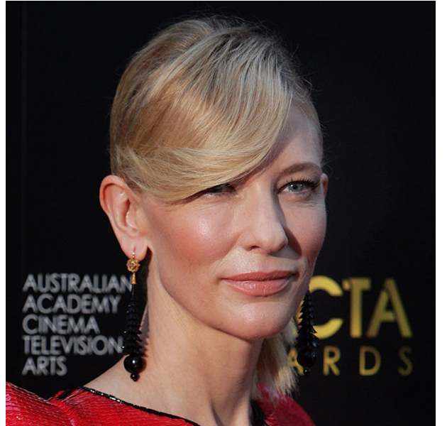 El flequillo con onda de Cate Blanchett 