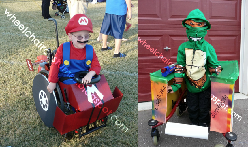 Una madre crea cada Halloween un original disfraz para su hijo en silla de ruedas