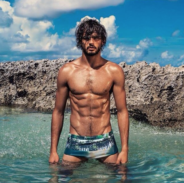 El modelo Marlon Teixera en su Instagram