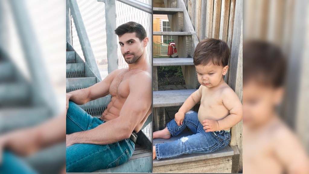 Este modelo griego ha derretido a la red con sus fotos junto a su sobrino