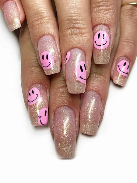 20 Lindos diseños de uñas de color rosa
